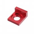 X Autohaux 4pcs 15mm Universal Dia Hole Chain Adjuster Block Tensioner Red Metal For Motorcycle