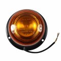 Hqrp Amber Beacon Flashing Caution Safety Warning Led Light Screw Mount Emergency Strobe Construction Lights For Vehicles Truck