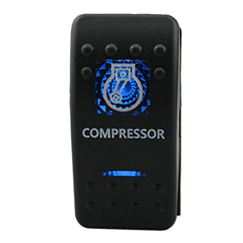 Blue Compressor Light Rocker Toggle Switch 12v 20a 24v 10a Waterproof 5 Pin On Off Push Button For Car Marine Boat Cxcp1601