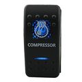 Blue Compressor Light Rocker Toggle Switch 12v 20a 24v 10a Waterproof 5 Pin On Off Push Button For Car Marine Boat Cxcp1601