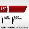 Dawn Enterprises Fe-focus084dr Finished End Body Side Molding For Ford C-max Focus Dark Toreador Jl