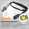 X Autohaux Car Air Fuel Ratio O2 Oxygen Sensor Replacement For Hyundai Elantra Tiburon 2007-2008 Kia Soul 2010-2011 2 0l