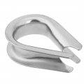 Aexit Stainless Steel Transmission Thimble For 0 87 Inch 22mm Diameter Wire Rope 5pcs