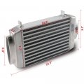 G-plus Top Mount Supercharge Intercooler Compatible With Mini 2002 2003 2004 2005 2006 Cooper Aluminum Bolt-on