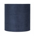 Urbanest Suede Classic Drum Lampshade 10-inch By Navy Blue Spider-fitter 