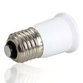 Ul-listed E26 To Extender Edison Screw Lamp Bulb Socket Adapter Converter For Led And Cfl Lights Only Not Incandescent Light 