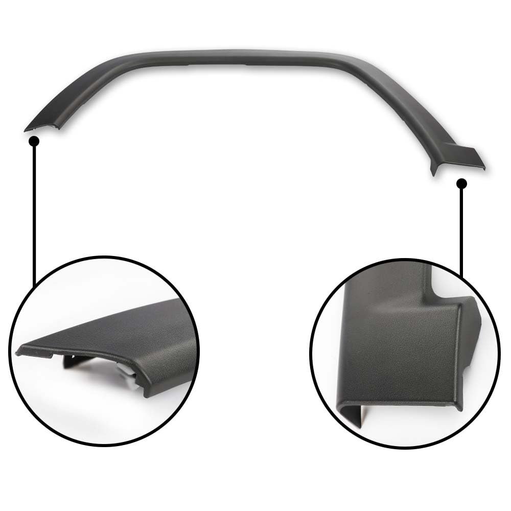 Wheel Opening Molding Fender Flares Front Left For Compass 2017-2022 Black Cover Protector