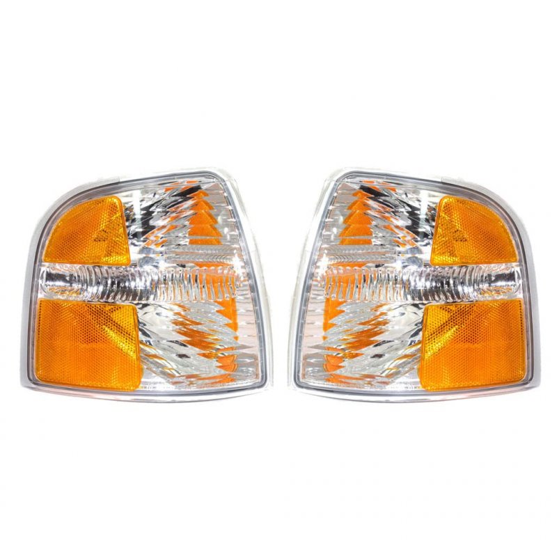 Ford Explorer 2002 2003 2004 Turn Signal Parking Light Driver And Passenger Side Pair Replacement For Fo2520167 Fo2521167