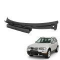 Jmtaat Windshield Wiper Cowl Panel For 2004-2008 Bmw X3 Air Inlet Window Cover Top 58759fq Black Plastic Pp 