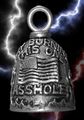 Guardiana Try Burning This A E Us Flag Motorcycle Biker Luck Gremlin Riding Bell Or Key Ring 