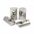 20 Pcs 4040 Series T Spring Nut M5hread Roll In Post Assemblys Hammer Head Fastener Nut Drop T-nut For 40 Aluminum Extrusion 