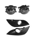 1set Driving Fog Lights Lamps Covers Bulbs Kit For Ford Focus 2009-2011