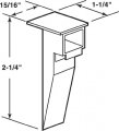 Prime-line H 3940 Channel Balance Sash Cam 2-3 16 Inch 2-pack