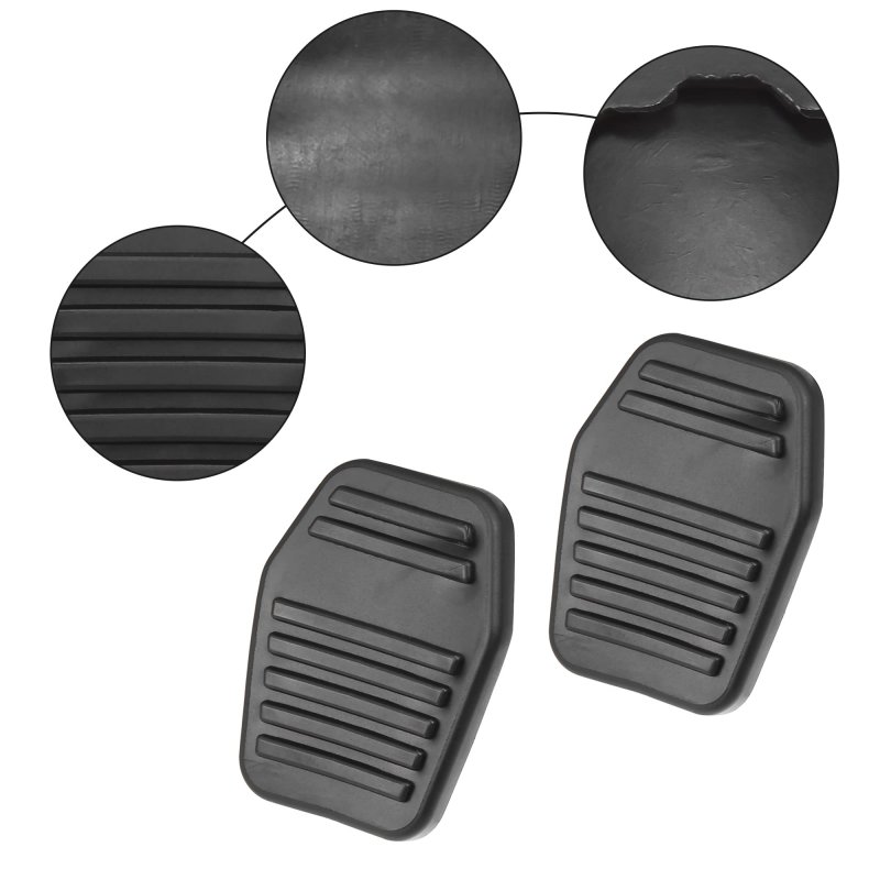 Acropix Anti-slip Clutch Brake Pedal Cover Car Fit For Ford Focus Pack Of 2 Black