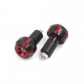 Uxcell Motorcycle Universal Aluminum Alloy Handle Bar Hand Grip End Cap 2 Pcs