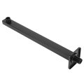G1 2in Thread Less Steel Wall Mounted Extension Arm Shower Holder F-y203 Flat Square-black
