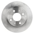 Nissan Sentra 1990 91 92 93 1994 Brake Disc Driver Or Passenger Side Single Piece Front Cast Iron Natural Plain Surface Vented 