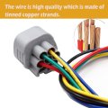 5 Pin Connector For Toyota 90980-11599 Pigtail Plug Wiring Harness 11 8 In Wire Length Includes Butt Connectors
