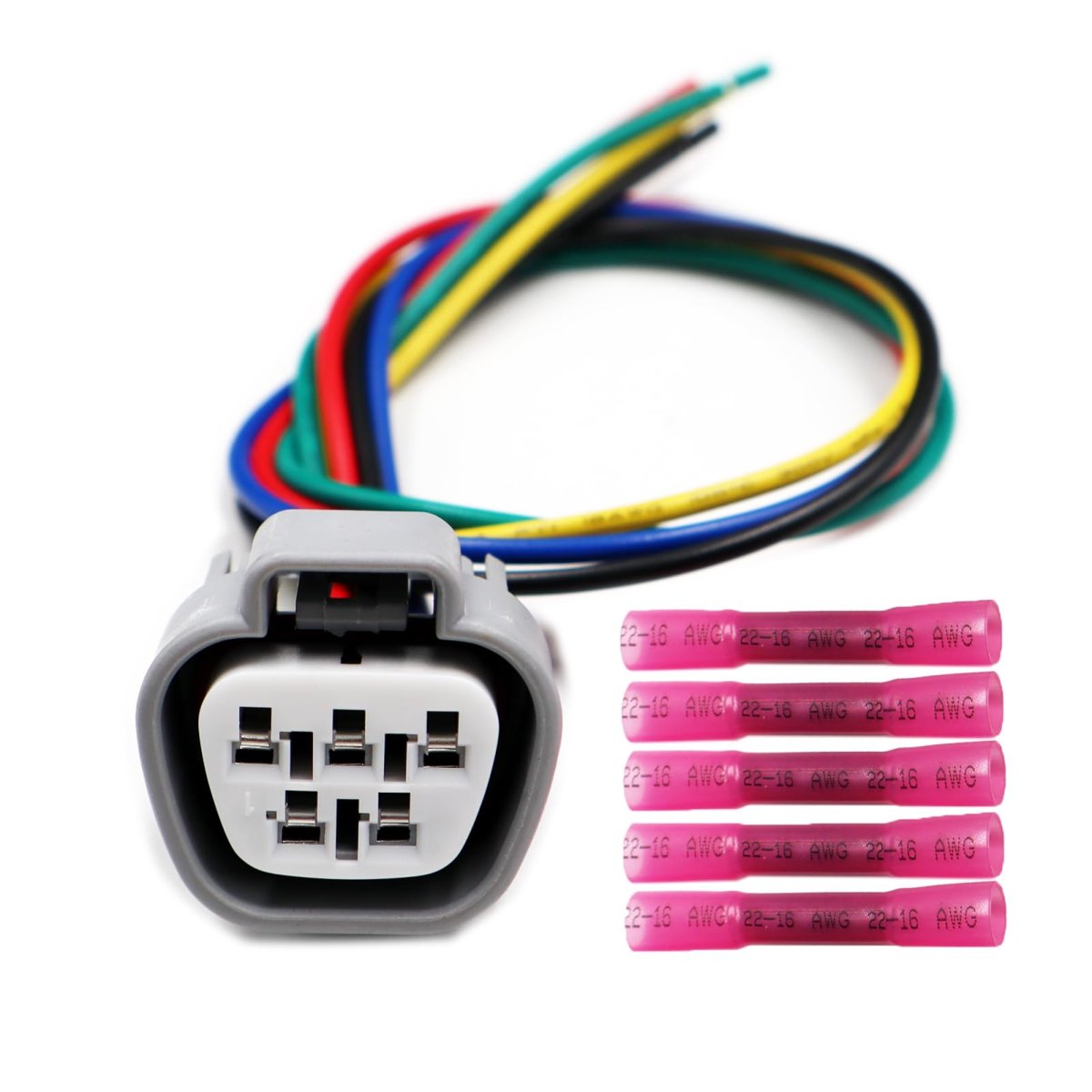 5 Pin Connector For Toyota 90980-11599 Pigtail Plug Wiring Harness 11 8 In Wire Length Includes Butt Connectors