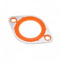 X Autohaux Aluminum Silicone Thermostat Water Neck Housing Gasket Seal Replacement For Chevy Sbc Bbc 265 283 305 327 350 383