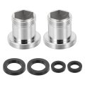 2pcs Faucet Aerator Adapter M16 Male To M22 With Washer 20mm Length 