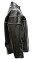 Womens Leather Motorcycle Jacket With Zipper Air Vents Size Xl X-large 