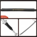 A-premium Rear Driver Side Parking Brake Cable Assembly Compatible With Acura Isuzu Models Slx 1996-1999 Trooper 1995-2002