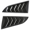 Kuafu Side Window Louvers Compatible With 2014-2019 C7 Corvette Stingray Grand Sport Z06 Z51 Zr1 Sun Shade Windshield Cover