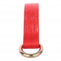 Ocpty 4 X Lasso Straps Wrecker Car Hauler Truck Tow Dolly Tire Wheel Tie Down Strap Red 2inch 8feet