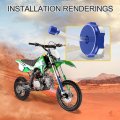 Goofit Racing Gas Fuel Tank Cap Replacement For Ssr Ttr Bse Taotao Kazuma Dirt Bike Motorcycle Pit Blue