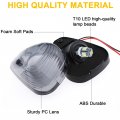 Glofe 5x Black Smoke Lens Cab Roof Marker Running Lamps W White Led Lights Compatible With Ford F150 F250 F350 F450 F550 F650