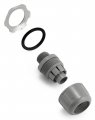 Liquid Tight Connector Pack Of 5 1 2 Npt Diameter Non-metallic Electrical Conduit Fitting 180 Degree Pvc 