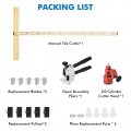 Yuchnegtech Manual Tile Cutter Tool Professional Porcelain Ceramic Large Format Capable 72s All-aluminum Frame With Heavy-duty