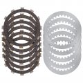 Road Passion Clutch Plates Steel Friction Replacement For Yamaha Xv535 Virago 1988-2001 Xvs400 Drag Star Classic 1998 1999