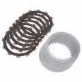 Road Passion Clutch Plates Steel Friction Replacement For Yamaha Xv535 Virago 1988-2001 Xvs400 Drag Star Classic 1998 1999