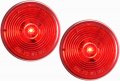 Optronics 2 Pack Round Red Single 1 Diode Led Marker Light Mcl56rb 