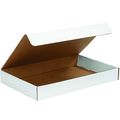 Aviditi White Literature Mailing Boxes 19 X 12 1 2 Pack Of 50 Crush-proof For Shipping And Storing 