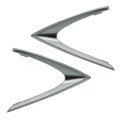 Fog Light Trim For Lexus Rx450hl Rx350l 2018 2019 Front Driver And Passenger Side Pair Chrome Abs Plastic Replaces Lx1038118 