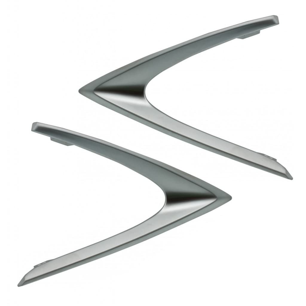 Fog Light Trim For Lexus Rx450hl Rx350l 2018 2019 Front Driver And Passenger Side Pair Chrome Abs Plastic Replaces Lx1038118