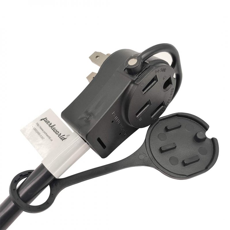 Parkworld 61124 Rv 50a Splitter Adapter Cord 14-50p To 14-50r Marine 30a Shore Power L5-30r 1 5ft