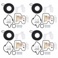 Xtremeamazing 4pcs Carburetor Repair Kit Diaphragm Float For Honda Vf750c Magna 750 1994-2003 