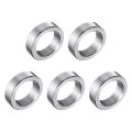 5 Pcs Stainless Steel Spacer 8 Bore X 7 Od 1 4 Length Screw Bushing Plain Finish Round Metal For Screws Bolts And Rods 