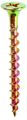 L H Dottie Wr6114 Drywall Screw Bugle Head Phillips No 6 By 1-1 4-inch Length Yellow Zinc 100-pack 