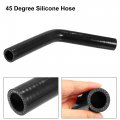 X Autohaux 25mm 0 98 Id 45 Degree Elbow Silicone Reducer Hose Pipe Bend Turbo Water Intercooler Black
