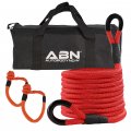 Abn Kinetic Recovery Rope Kit 20ft Tow And 6in Soft Shackle Set 3 4in With 207 000 Lb Break Strength 5 16in Fiber Shackles