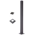 2 5 X-49 Cable Stair Middle Post Cap One Piece Base Trim Textured Black 