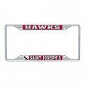 Desert Cactus Saint Joseph S University Sju Hawks Metal License Plate Frame For Front Or Back Of Car Officially Licensed Mascot 