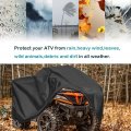 Qymoto Atv Cover Large 4 Wheel Quad Bike Storage Heavy Duty 420d Outdoor Waterproof Windproof For Cfmoto Cforce Polaris