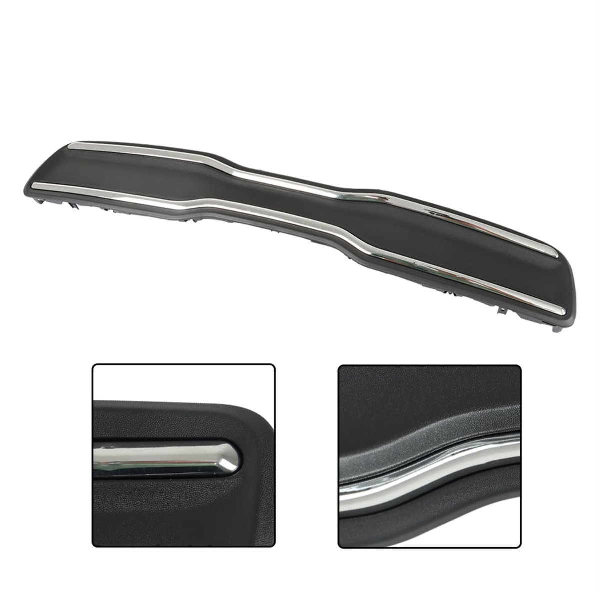 Front Middle Grille Black With Chrome Trim Replacement For 2014-2016 Soul 86350b2000