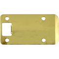 Stone Harbor Hardware 50104-3 Extended Lip Strike Plate With 4 Brass 